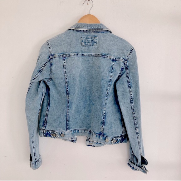 LOFT Light Denim Jacket - Picture 3 of 8